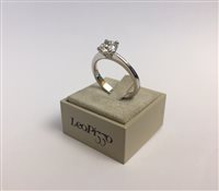 Anillo Leo Pizzo Mujer SOLITARI in Oro blanco Diamante 0.71 Ct K3055E70 - K3055E70